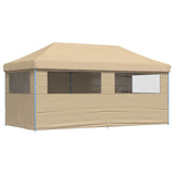 Party Tent Folding Beige 292 x 580 x 315 cm Oxford Fabric 42023665