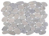 Pebble Tiles Grey 30 x 30 cm River Pebble 42033535