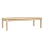 ZNTS Coffee Table 110x50x30 cm Solid Wood Pine 814234