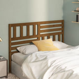 Bed Headboard Honey Brown 141x4x100 cm Solid Wood Pine 814142