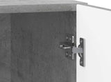 Bedside Cabinet Concrete Grey 43 x 34.5 x 50 cm Engineered Wood 894801