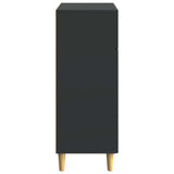 Sideboard with Drawer Black 66 x 34.5 x 90 cm Engineered Wood 894636