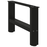 Coffee Table Legs Black 2 pcs 50x cm Steel 4013260