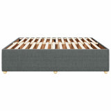 Bed Frame without Mattress Dark Grey Super King Fabric 3285040