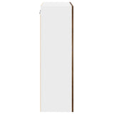 Hanging Cabinet Smoked Oak 60 x 31 x 100 cm Engineered Wood 884358