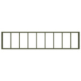 Planter Olive Green 360x80x40 cm Steel 860769