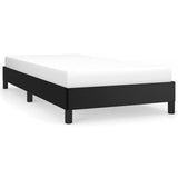 Bed Frame without Mattress Black 90x190 cm Single Single Faux Leather 349839