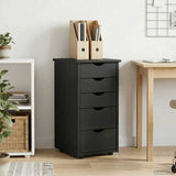 Cabinet Grey 34 x 39 x 61.5 cm Solid Pine Wood 42028350