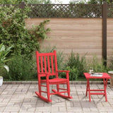 Rocking Chair for Children Red Solid Wood Poplar 4008878