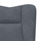 Armchair Dark Grey 63 x 67 x 94 cm Velvet 42001804