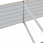 Garden Raised Bed Brown 240 x 80 x 44 cm Steel 42011332