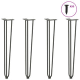 hairpin legs for console tables for Console Table 4 pcs Anthracite 72 cm Solid Steel 4012446