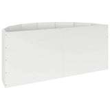 Planter White 120 x 60 x 50 cm Steel 883704