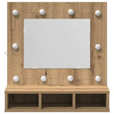 Mirror Cabinet Artisan Oak 60 x 31.5 x 62 cm Engineered Wood 873881