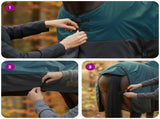 Horse Blanket Dark Green and Black 125 cm Polyester 42013072