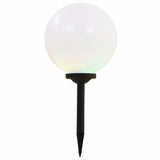 Outdoor Solar Lamps 2 pcs LED Spherical 30 cm RGB 44459