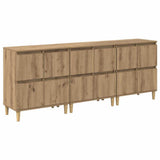 Sideboards 3 pcs Artisan Oak 60 x 35 x 70 cm Engineered Wood 3415574