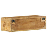 Wall-mounted TV Cabinet 60x30x19 cm Solid Rough Wood Mango 4017473