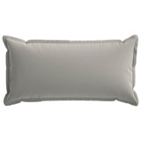 Cushion Cover 12 pcs HOUTEN Grey 40 x 80 cm Polyester 918294