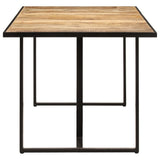 Dining Table 160 cm Rough Mango Wood 320693