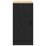 Garage Storage Cabinet Black 40x51x85 cm Solid Wood Pine 860563