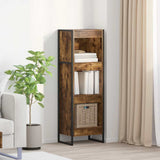 Book Cabinet Smoke Oak 40 x 30 x 121 cm Engineered Wood 886368
