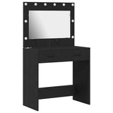 Dressing Table Black Oak 78.5 x 41 x 135 cm Engineered Wood 865029