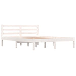 Bed Frame without Mattress 120x190cm White Small Double 810401