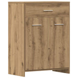 4 Piece Bathroom Furniture Set Artisan Oak Engineered Wood 3328942