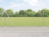 Welded Wire Fence with Concrete Base 50 x 1.2 m 3353839