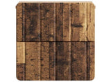 Wall-Mounted Bedside Cabinet 2 pcs Old Wood 33 x 34.5 x 43 cm 898312