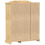 Wardrobe "Corona" 151,5x52x186 cm Solid Wood Pine 4012160