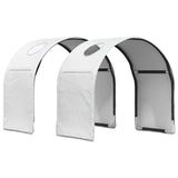 Bed with Tunnel 3 pcs Sonoma Oak and White Engineered Wood 3423509