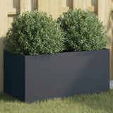 Planter Anthracite 62x30x29 cm Steel 841591