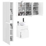 Bathroom Cabinet Set 5 pcs White 43 x 16 x 62.5 cm 3407343