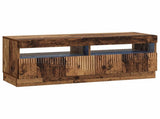 LED TV Cabinet Old Wood Engineered Wood 897433