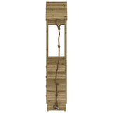Playhouse with Climbing Wall Impregnated Wood Pine 3156921