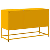 TV Cabinet Mustard Yellow 100.5x39x60.5 cm Steel 846479
