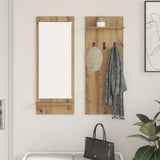 Wall-Mounted Coat Rack with Shelf Artisan Oak 70 x 10 x 90 cm 874530