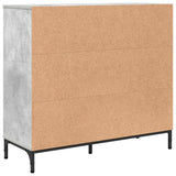 Sideboard Concrete Grey 89.5 x 33 x 82 cm Engineered Wood 883457