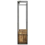 Clothes Rack Brown 110 x 40 x 179 cm Solid Mango wood 4015963