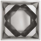 Planter Silver 30 x 30 x 30 cm Stainless Steel 883816