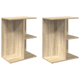 ZNTS Bedside Tables 2 pcs Sonoma Oak 46.5x29x61 cm Engineered Wood 858655