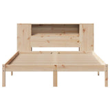 Bookcase Bed without Mattress 140x200 cm Solid Wood Pine 3321540