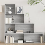 Book Cabinet Grey Sonoma 155x24x160 cm 815361