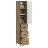 Cabinet Set 2 pcs Artisan Oak 33 x 34.5 x 90 cm Engineered Wood 3416654