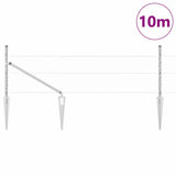 Welded Wire Fence with Spikes 10 x 0.8 m 3353339