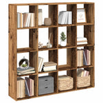 Book Cabinet Old Wood 137.5x29x137.5 cm Engineered Wood 3310296