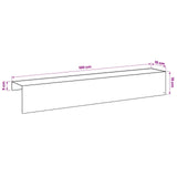Garden Cover Profile 10 pcs 100 x 15 x 15 cm Galvanised Steel 8012973
