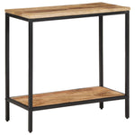 Console Table 70x35x70 cm Solid Rough Wood Mango 374070